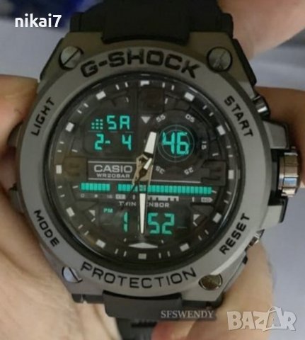 Мъжки часовник Casio G-Shock всичко му работи с метален корпус , снимка 4 - Мъжки - 27204541