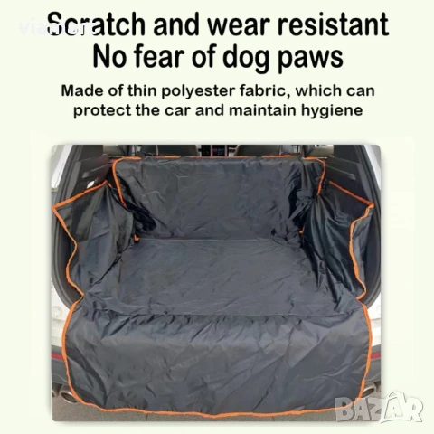 Постелка за багажник XL5 - водоустойчива защита за SUV и комби, подходяща за кучета, снимка 8 - Аксесоари и консумативи - 50526626