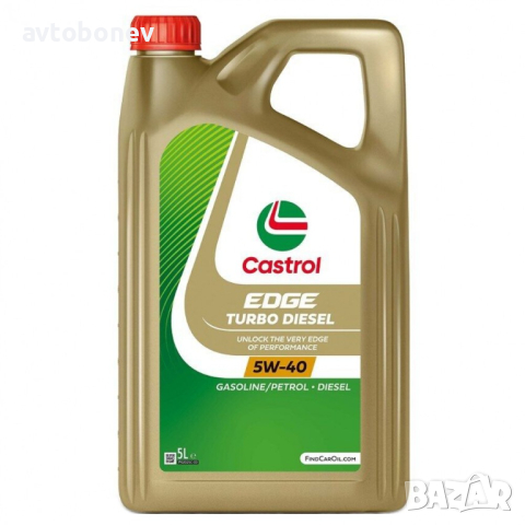 Двигателно масло CASTROL EDGE TURBO DIESEL 5W-40, снимка 4 - Части - 44714775