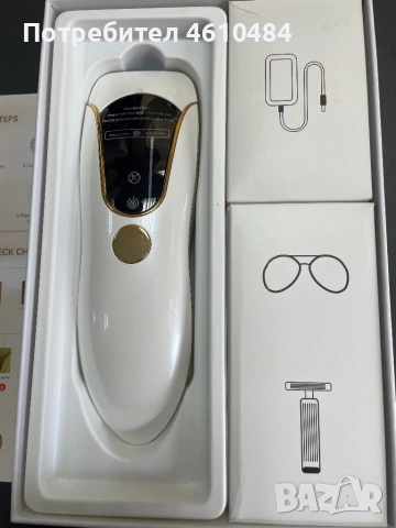 IPL лазерна епилация за лице, тяло , бикини подходящ за жени и мъже, домаш, снимка 2 - Козметични уреди - 51996257