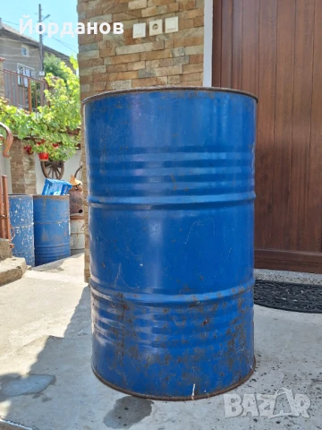 Метални варели 200 литра без капак, снимка 2 - Други - 51168541