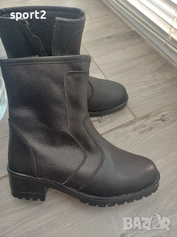 Чисто нови дамски боти ботуши естествена кожа номер 36