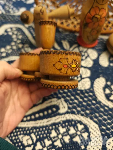 Лот руски фигури дърво, снимка 4 - Колекции - 50144693