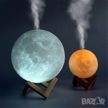 3D нощна лампа Луна + Арома дифузер 880ml + Овлажнител на въздуха 3 в 1, снимка 2 - Други стоки за дома - 31793953