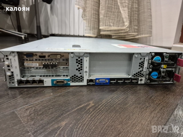 HP ProLiant DL380p Gen8 – 2x E5-2609, 48GB RAM, 2x 300GB SAS, снимка 3 - Работни компютри - 52941701