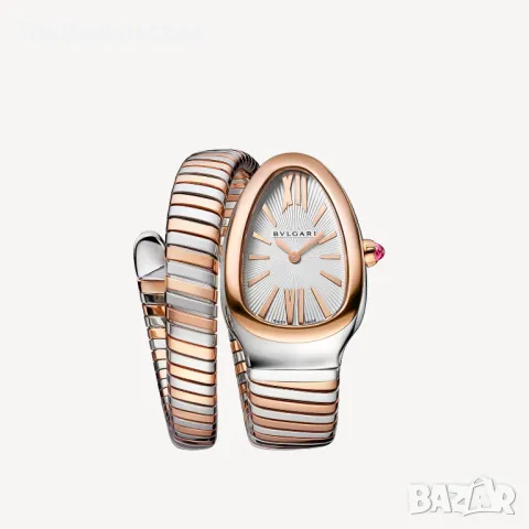 BVLGARI Serpenti Tubogas Snake Rose Gold and Silver Дамски Часовник