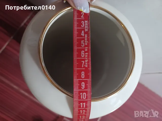 Винтидж порцеланова ваза Alka Kunst Bavaria , снимка 4 - Вази - 49687949