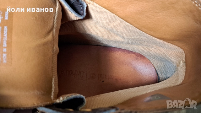 Timberland-made in Bnagladesh-кожени шити обувки 45 номер, снимка 3 - Маратонки - 52275100