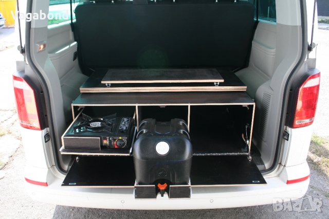 Мебели за трансформация на пикап или бус в кемпер „Uni Camp“, Модел „Base“, снимка 5 - Каравани и кемпери - 30778423