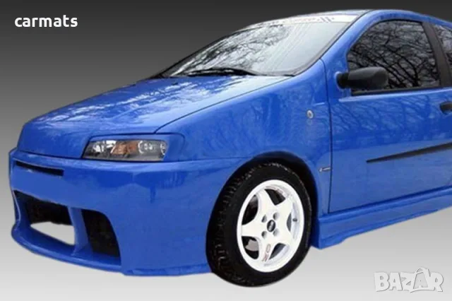 Вежди за фарове за Fiat Punto (2000-2010) - Черни - EU