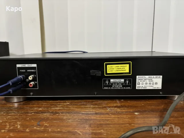SONY CDP-497 Compact Disc Player , снимка 9 - Декове - 56524057