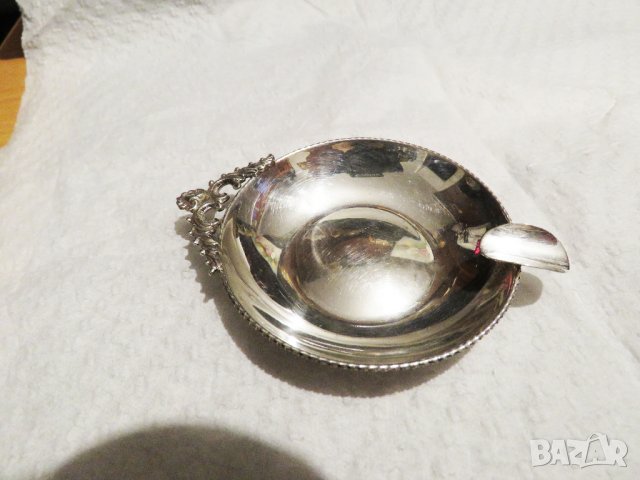 Старинен сребърен пепелник - стар внос от Щатите - прекрасен за подарък на любим човек сребро, снимка 3 - Други - 29674390