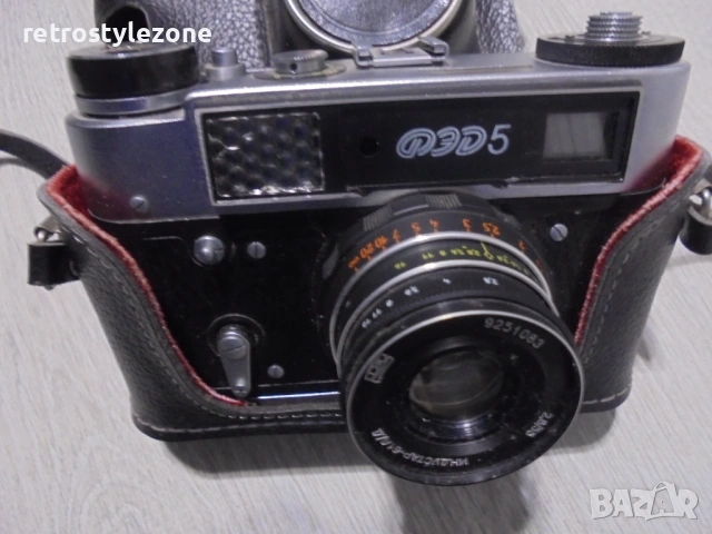 № 8472 Стар фотоапарат FED-5  , снимка 4 - Други ценни предмети - 53250001