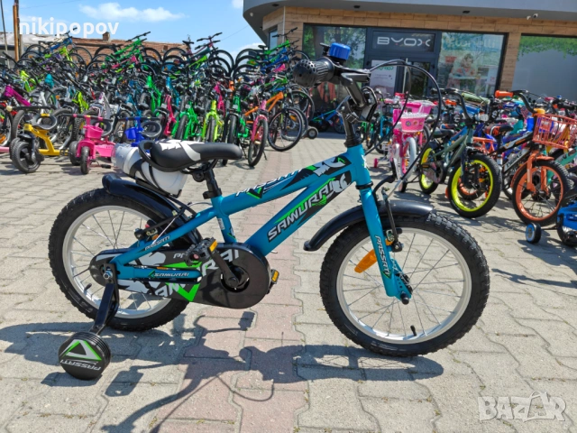 BG Детски велосипед 16" SAMURAJ син