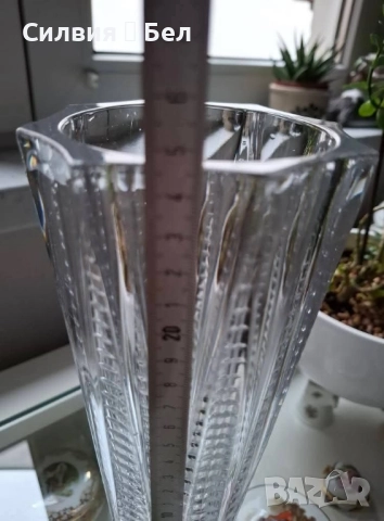 Кристална ваза от далечното минало , снимка 5 - Вази - 51865988