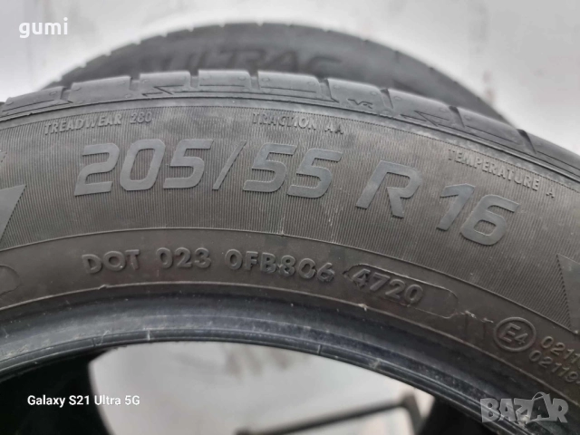 2бр летни гуми 205/55/16 VREDESTEIN L04058 , снимка 4 - Гуми и джанти - 51917660