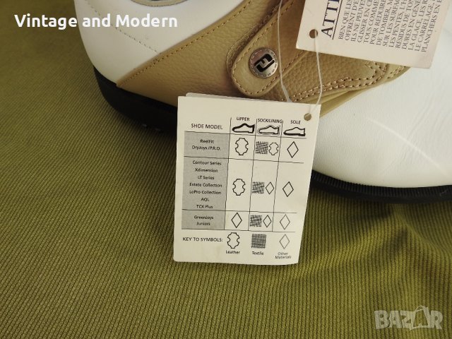 Дамски кожени голф обувки FootJoy номер 38, НОВИ с етикет, снимка 4 - Голф - 40219750