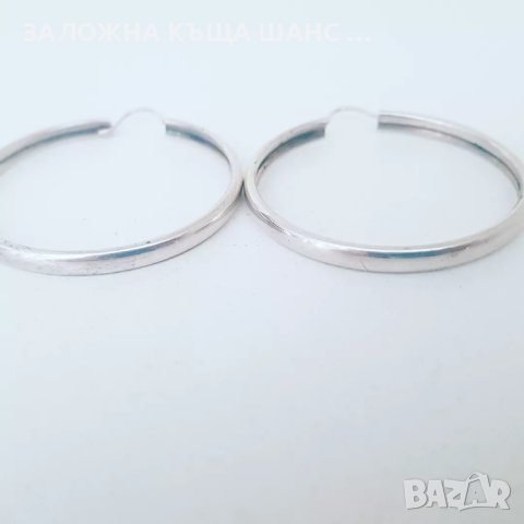 Сребърни обеци 925 проба , снимка 3 - Обеци - 40687338