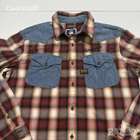 Мъжка Риза G-Star Raw Размер L, снимка 2 - Ризи - 53934886