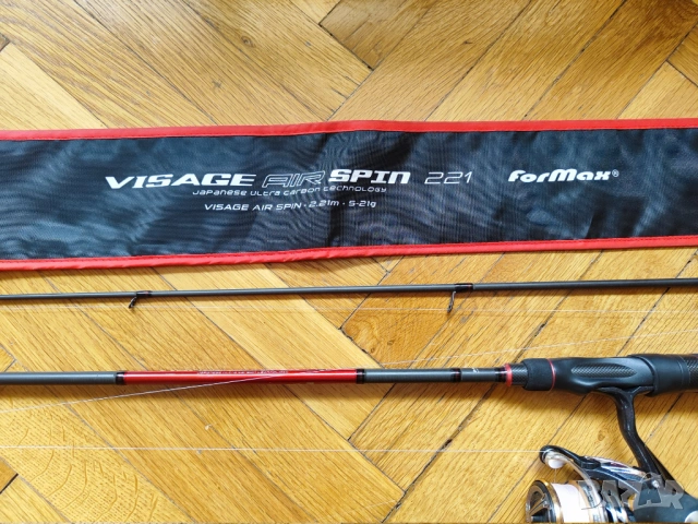 Продавам спининг въдица FORMAX VISAGE AIR SPIN с макара Daiwa Exceler LT 2500D, снимка 2 - Въдици - 54091521