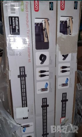 Универсална стойка за телевизор за плътен монтаж! До 60 инча. В комплекта има и спрей за почистване , снимка 2 - Други стоки за дома - 34920156