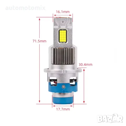 Диодни крушки D2S/R 50W 12-24V 2 БР/К-Т, снимка 5 - Аксесоари и консумативи - 49287415