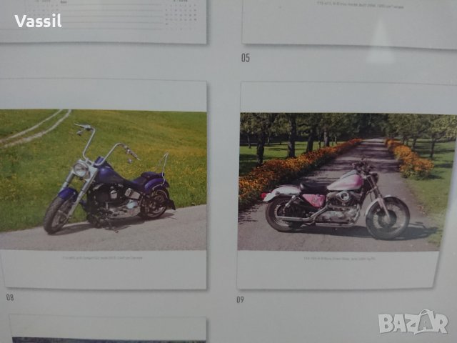 Harley Davidson - календар 2016 уникални модели на марката, снимка 12 - Колекции - 39790721