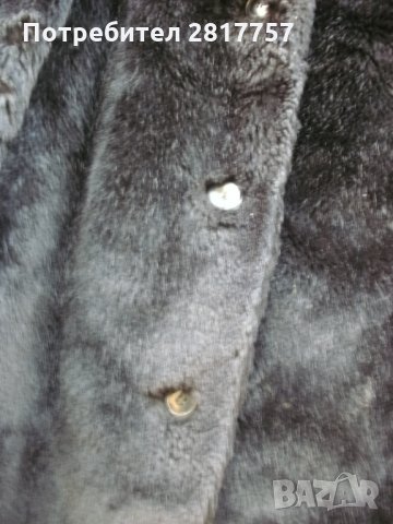 Дамски кожух - еко кожа, снимка 3 - Якета - 35594249