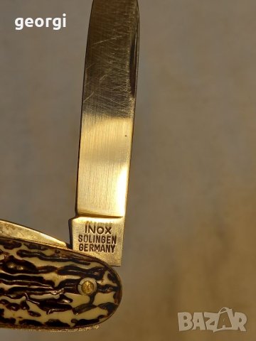 Немско джобно ножче Solingen , снимка 5 - Антикварни и старинни предмети - 40337445