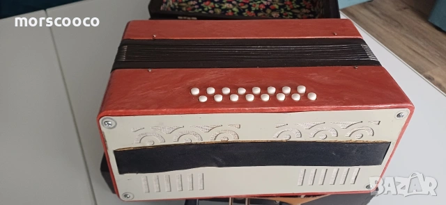 Рядък Руски детски акордеон -,,Крьiжачок "- 16 баса , снимка 7 - Акордеони - 53947999