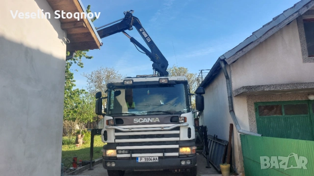 СКАНИЯ МОДЕЛ   П 94 ГБ 4Х2 НА 230 Всички части по него са оригинални и работещи  Кранат е 16 метра Н