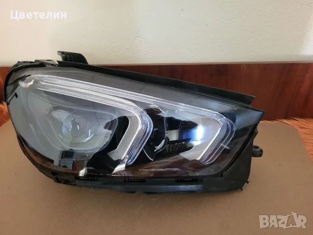 Десен фар Mercedes GLE Led High Performance W167 desen far мерцедес, снимка 3 - Части - 47817634