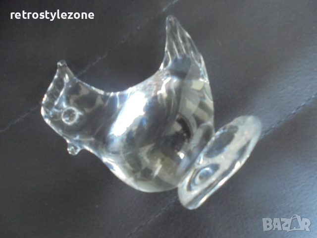 № 8242 Винтидж стъклена фигурка  , снимка 4 - Други ценни предмети - 51610342
