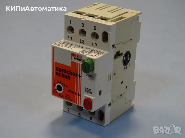 Моторна защита Sprecher+Schuh KTA 3-25 1.6/2.5A overload relay motor control, снимка 2 - Резервни части за машини - 48546564