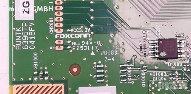 T-con board 1P-118BC00-410 RUNTK 6396TP / 0418FV SONY 70UN70706LB, снимка 3 - Части и Платки - 37775717