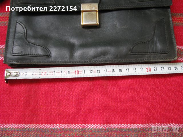 Мъжка кожена чантичка, снимка 5 - Антикварни и старинни предмети - 30243782