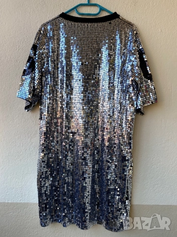 Рокля с пайети — М|Л, снимка 2 - Рокли - 52911817