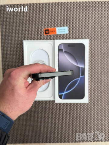 НОВ❗️iPhone 16 Pro MAX Лизинг от 76л/м Black Titanium  ГАРАНЦИЯ❗️256GB❗️черен, снимка 5 - Apple iPhone - 52089777