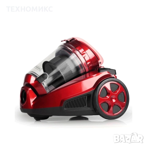 Прахосмукачка без торба Royalty Line RL-BSCM1400.60, 850W, 3 литра, HEPA филтър, Циклон, Червен, снимка 6 - Прахосмукачки - 51737310