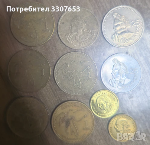 монети Гватемала 10бр 