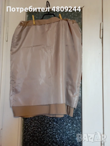 Бежова дамска права пола № 54 , снимка 5 - Поли - 54326474