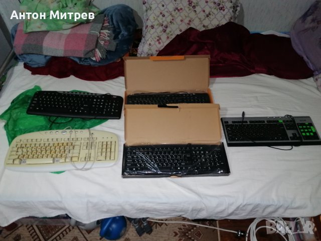 Продавам 5 бройки Клавиатури - различен тип Ps/2 и USB, снимка 2 - Клавиатури и мишки - 37412188