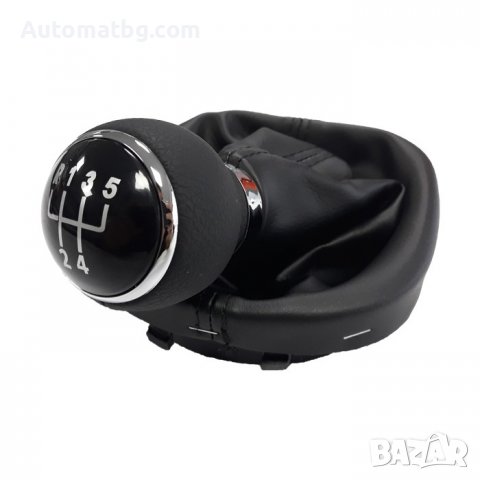 Топка с маншон за скоростен лост Automat, За VW TOURAN, CADDY, 5 скорости, Черен, снимка 2 - Аксесоари и консумативи - 37970876