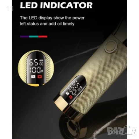 Професионална машинка за подстригване, контур на брада и тяло, автономност 180 мин., 6500 об./мин., снимка 2 - Машинки за подстригване - 53286352