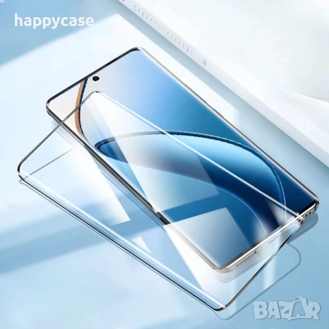 Realme 16 Pro+ 14 Pro+ 12 Pro+ GT 7 Pro / 3D ЦЯЛО ЛЕПИЛО Извит стъклен протектор за екран, снимка 6 - Фолия, протектори - 46838815