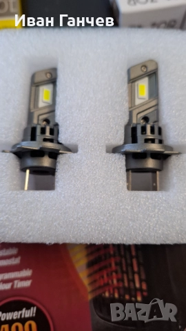 LED крушки H7,H3,H11, H1,H4 7600lux *Нови*, снимка 4 - Аксесоари и консумативи - 20025506