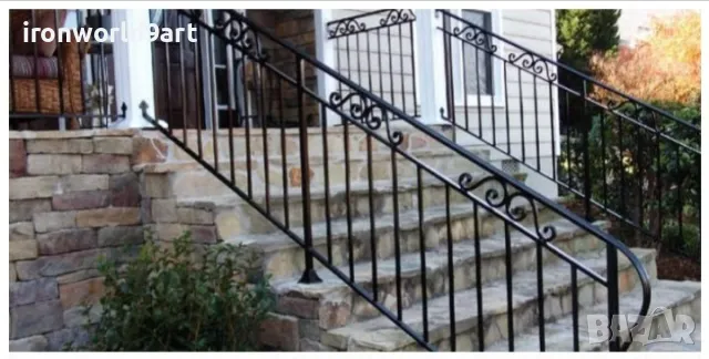 Парапети за стълбища и тераси от ковано желязо, снимка 4 - Други стоки за дома - 49708697