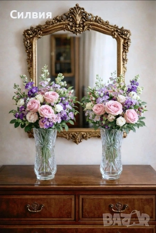 Ретро кристални вазички