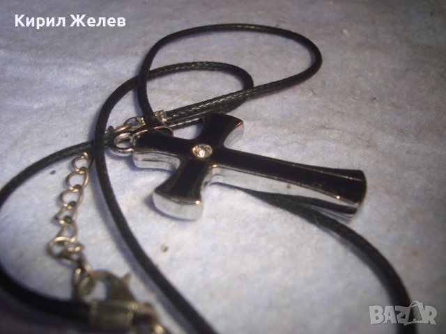 КРАСИВ ФЕШЪН АРТ НАГРЪДЕН КРЪСТ от БЛАГОРОДНА СТОМАНА с ЦИРКОН 46101, снимка 11 - Колиета, медальони, синджири - 36982877