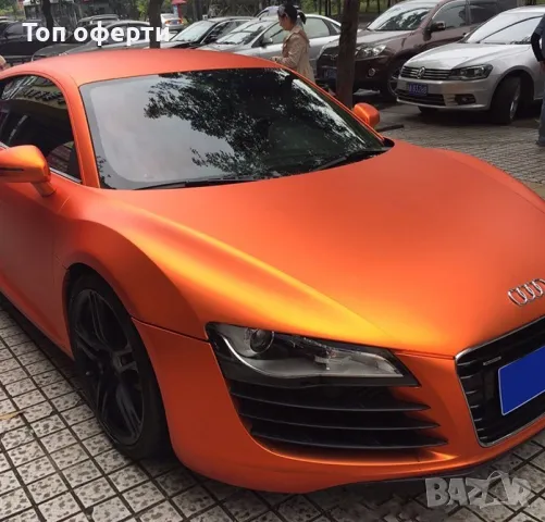 Фолио за облепяне 1.52m x 1m CST20 лилаво, оранжево, синьо, зелено, жълто, светозелено, снимка 4 - Аксесоари и консумативи - 48812611